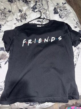Friends Logo Black Kids T-Shirt